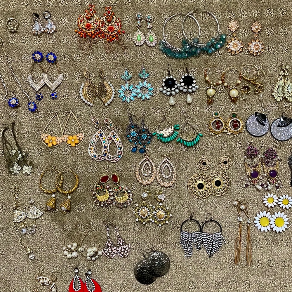 34 pairs of Desi Earring! $20 **SALE**